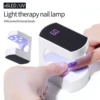 LULAA Portable Nail Uv Machine Gel Manicure UV Lamp LED Mini Nail Light Portable Fast Easy Nail Extension Manicure UV Lamp 2