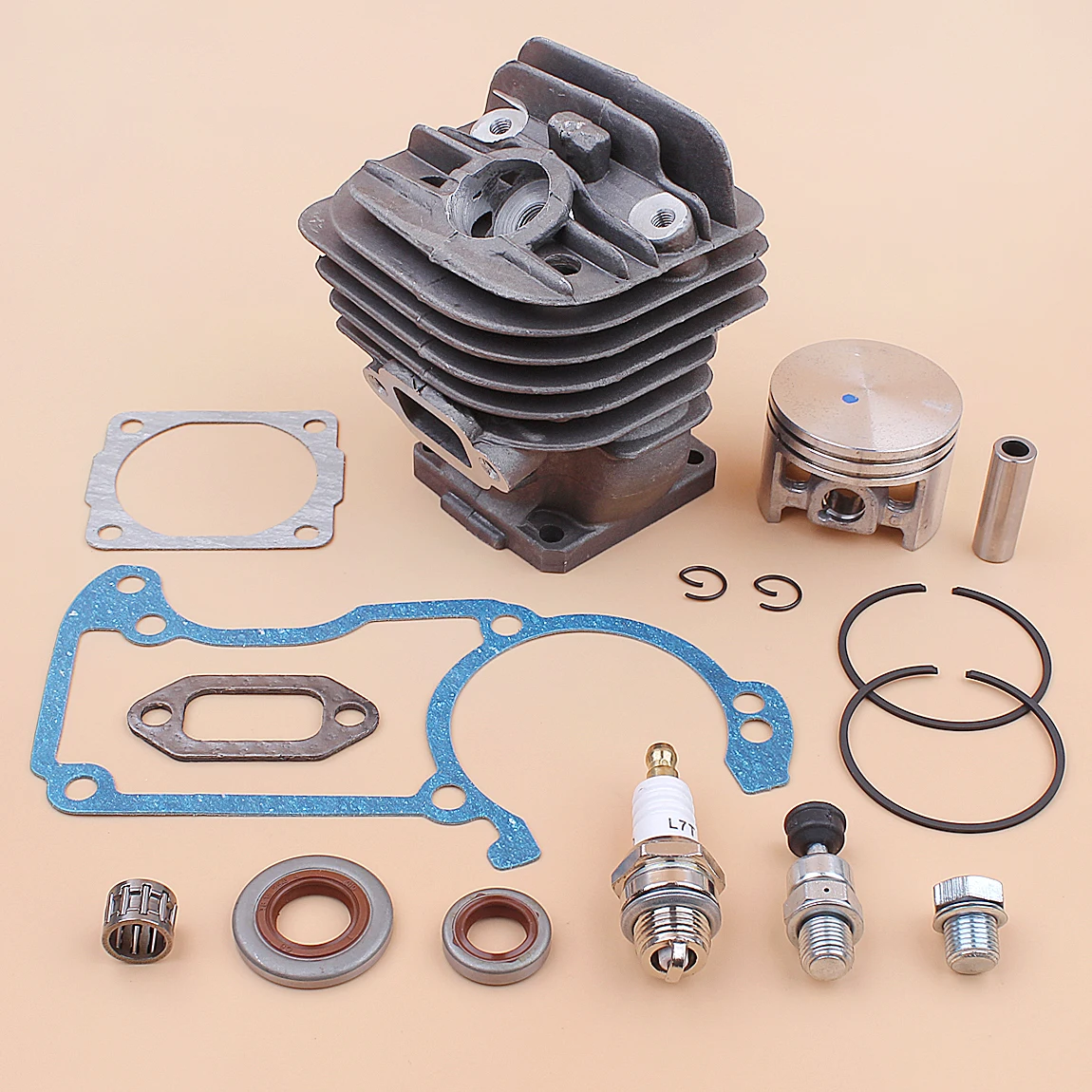 Bore 44.7mm Nikasil Plated Cylinder Piston Kit For Stihl 026 MS260 MS260C 026PRO motosierra gasolina Garden Accessories 4