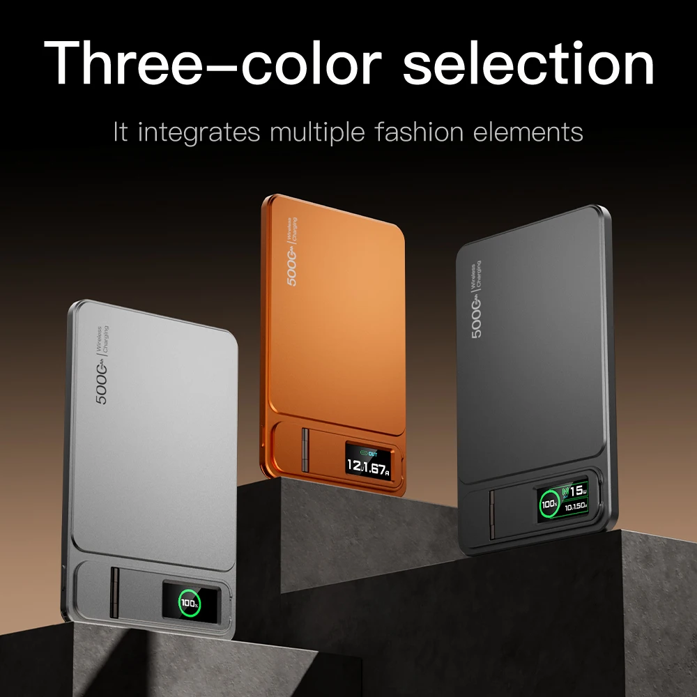 รูปสินค้า แบตเตอรี่พกพา 10000mAh ชาร์จเร็ว MagSafe สำหรับ iPhone & iWatch