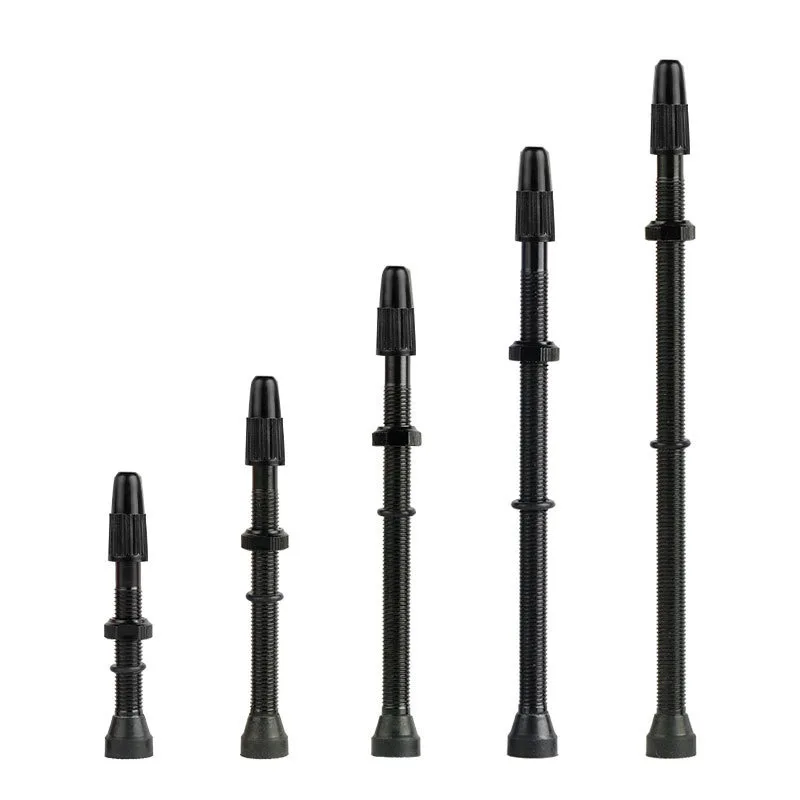 40/60/80/100/120mm Tubeless Valves Bike Aluminum Alloy Presta Nipples Removable Core Air Valve For Road MTB Bicycle bicycle air valve bicycle tubeless valve bicycle valve