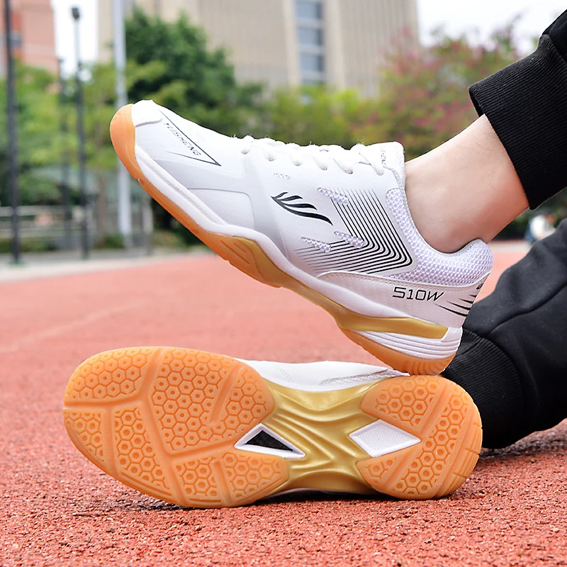 Badminton Shoes Men Women Breathable Spring Summer Tennis Shoes Light Weight Volleyball Sneakers