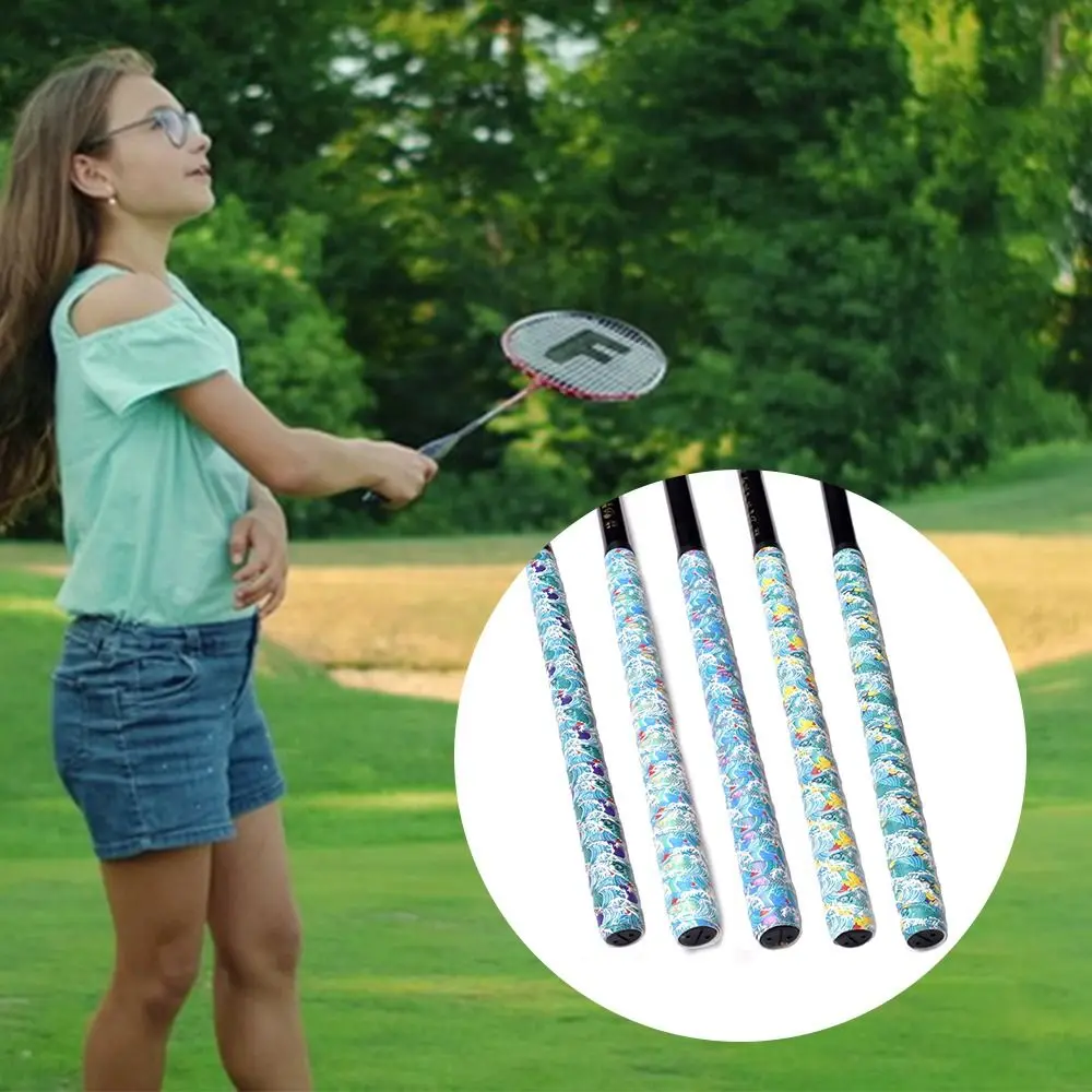 

1 шт. Нескользящая Спортивная ракетка для бадминтона 2 м поглощающая пот теннисная накладка амортизирующая полиуретановая лента для удилища