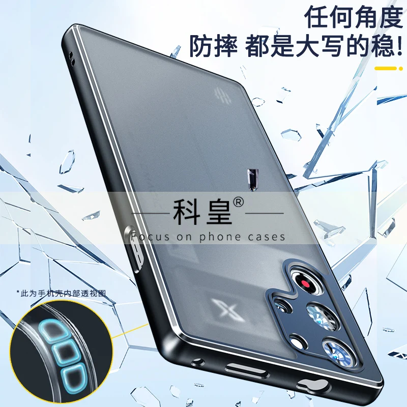 Luxury Armor Matte Magnetic Back Cover with Wireless Charging Compatibility