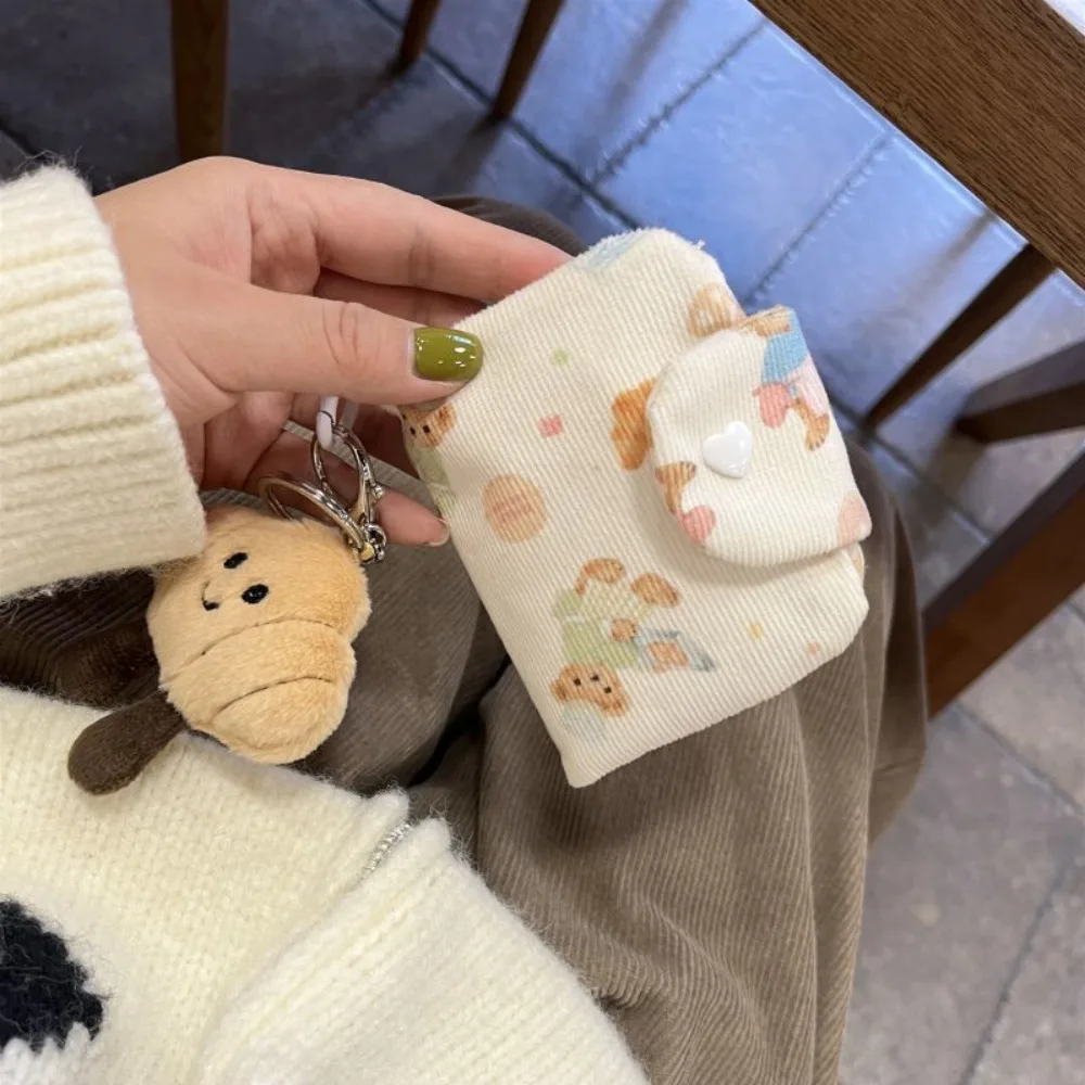 

Portable Coin Purse New Mini Cotton Headphone Bag Cartoon Hand Bag Lipstick