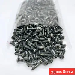 100Pcs Mixed Metal Screw Fastener Set with Anti-Rust Protection (25pcs Screws)