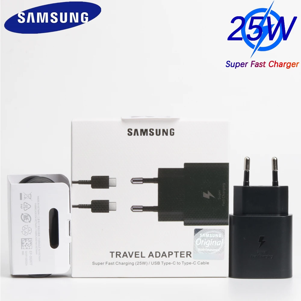 For Samsung S23 PE S22 S21 Plus Ultra USB-C PD Fast Wall Charger Type C  Cable