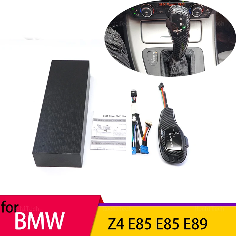 Auto Led Maniglie Pomello Del Cambio Leva Stick Head Sostituzione Per Bmw Z4 E89 E85 E86 2001-2016