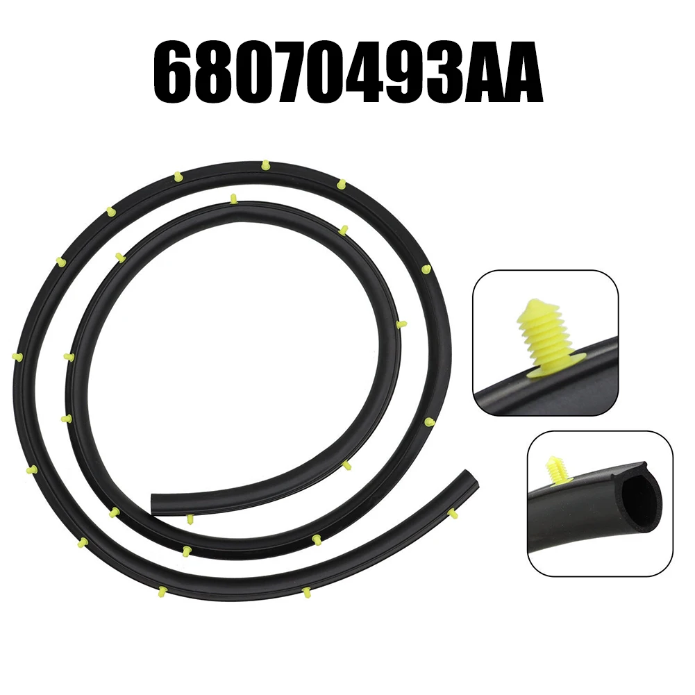

1x New Car Front Fascia Bumper Hood Sealing Strip Rubber Seal For JEEP GRAND-CHEROKEE 2011-2021 #68070493AA High Quality Parts