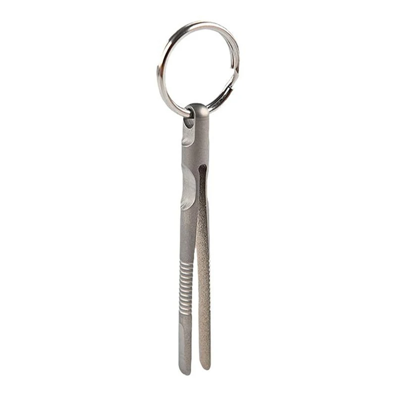 Compact Titanium Alloy Precision Tweezers