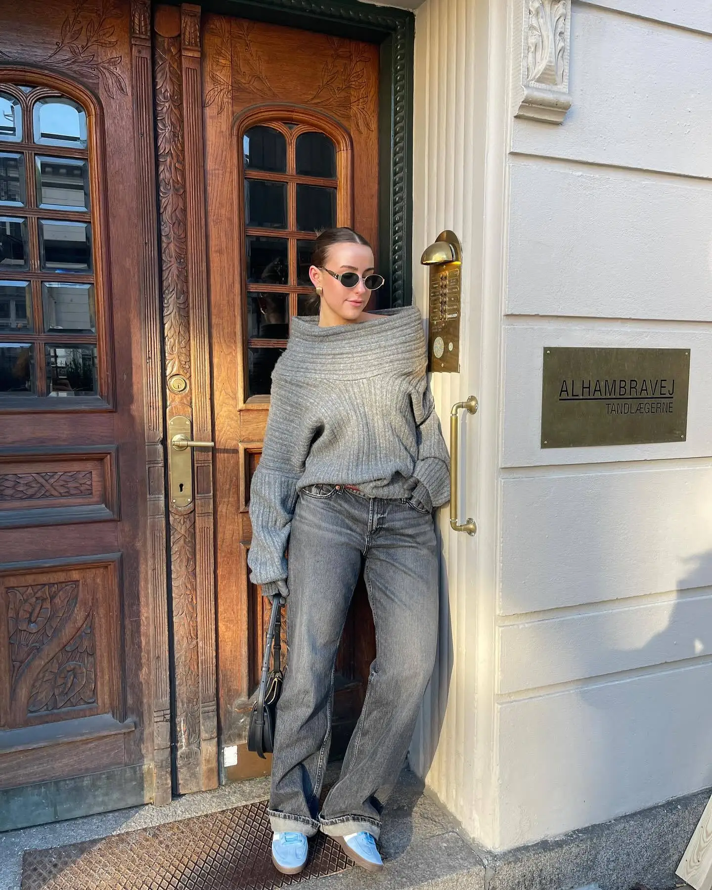 Knit Sweater Pullover For Women Loose Off-Shoulder Ribbed Long Sleeve Fashion Streetwear Knitwear Casual Autumn Sweater