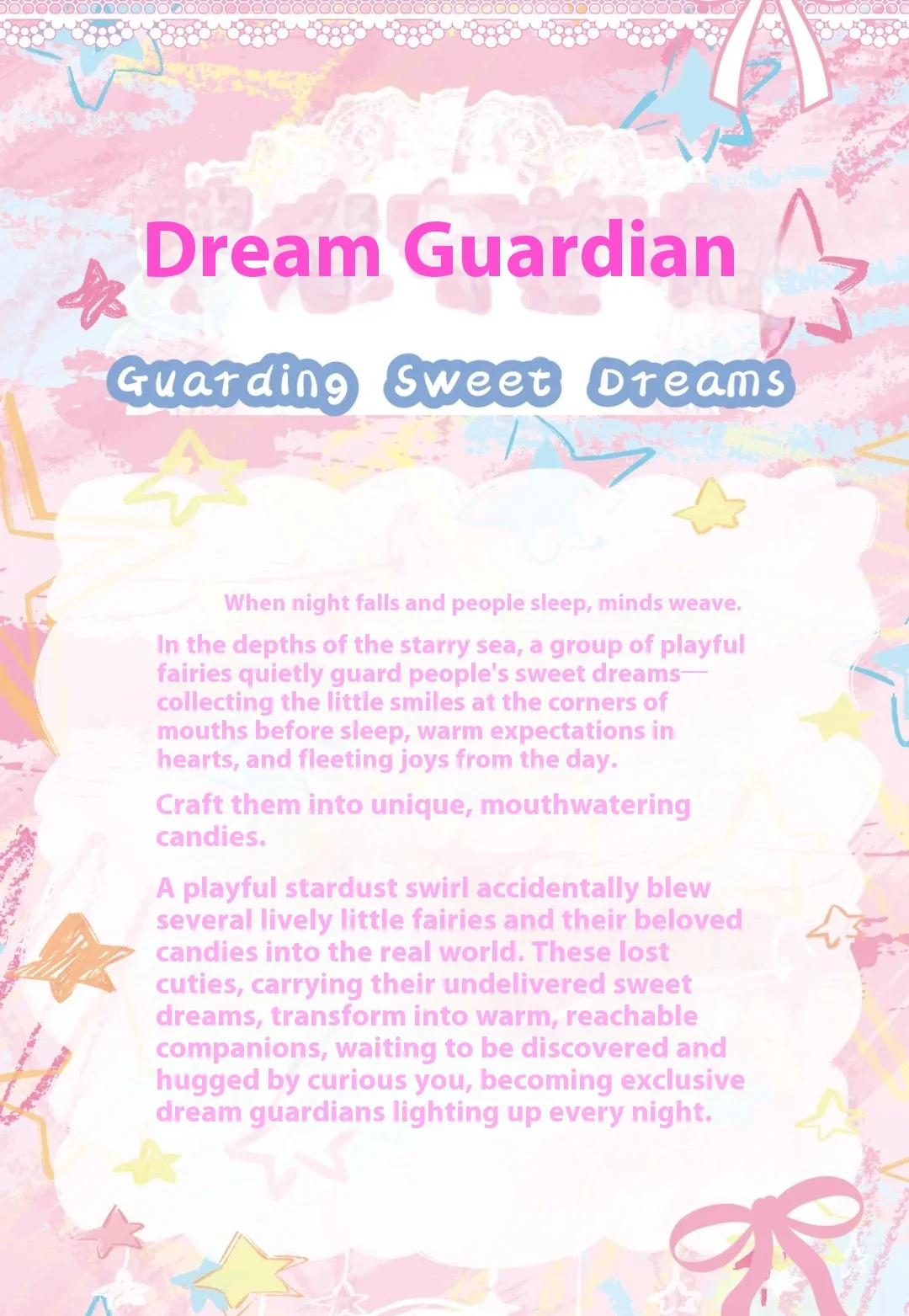 BabyThree "Sweet Dream 100%" Series Complete Set Blind Box - Vinyl Plush Doll Adorable Keychain Cute Christmas Gift Gift