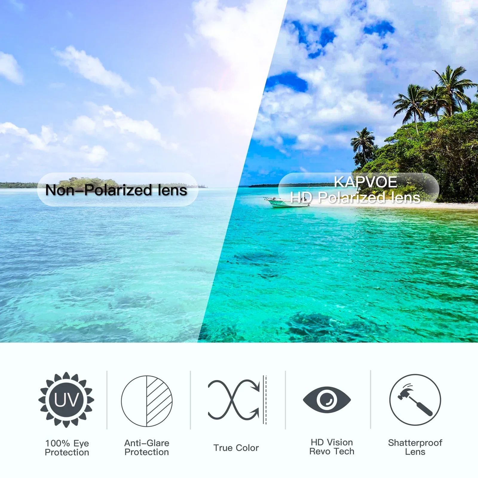 Kapvoe Cycling Glasses UV400 Polarized Cycling Sunglasses Bike Eyewear Men MTB Sports Goggles Bicycle Glasses Outdoor Sunglasses