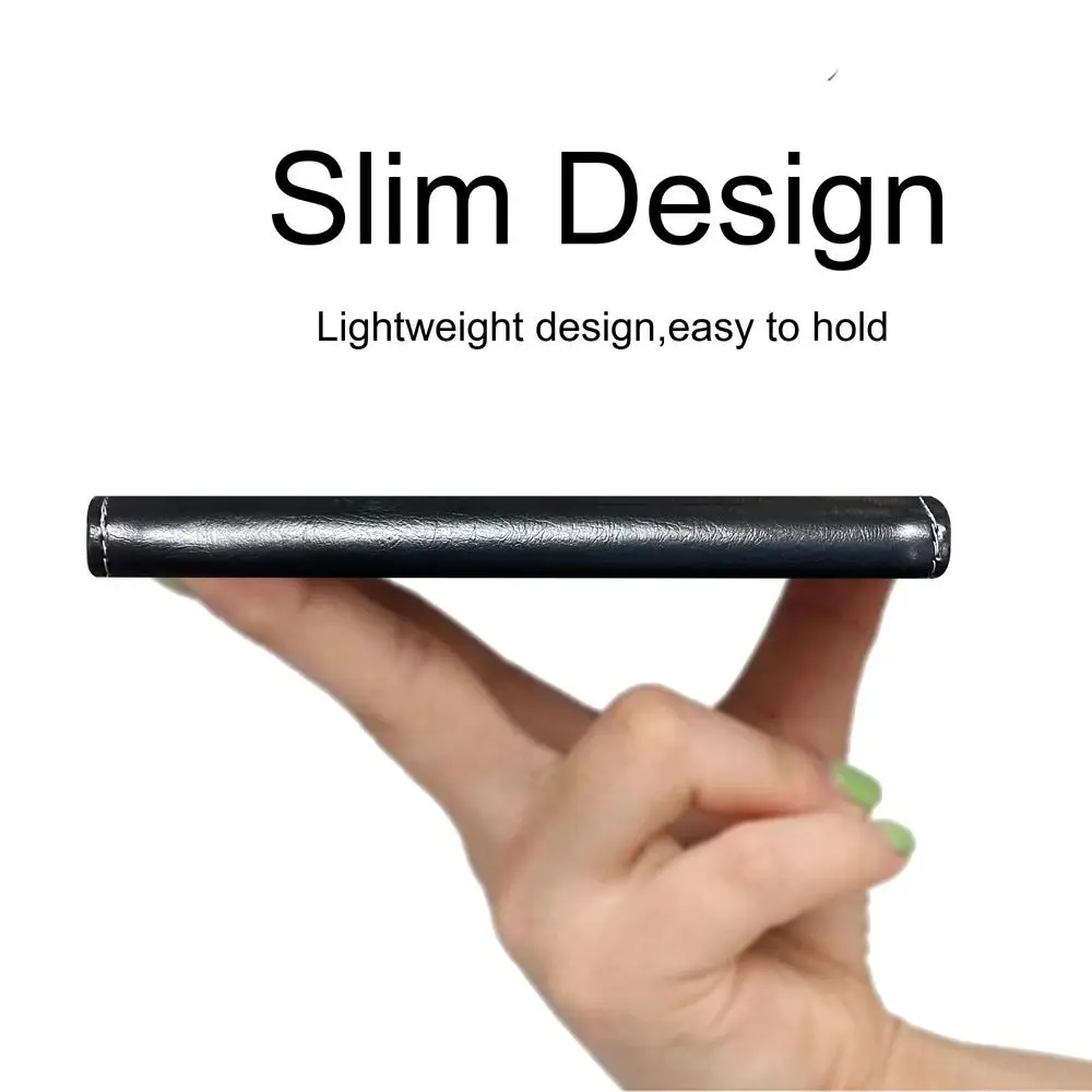 Auto Sleep/Wake 6 Inch E-Reader Case Leather Microfiber Lining Protective Shell Anti-scratch for Kindle 7th Generation 2014