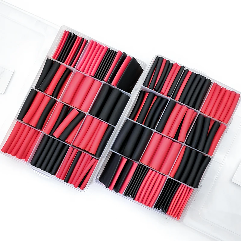 ชุดท่อหดความร้อน 3:1 ทนไฟ ฉนวนกันความร้อน สำหรับพันสายไฟฟ้า ซ่อมแซมและป้องกันสายเคเบิล 1