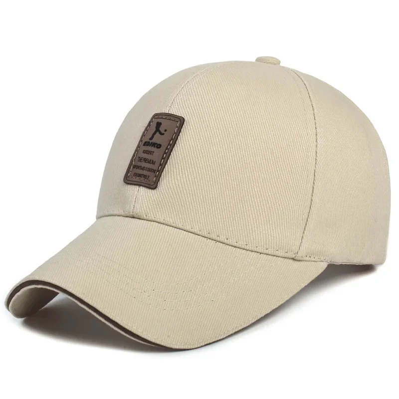 Badge Embroidery Baseball Cap Cotton Adjustable Dad Hat