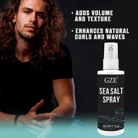 GZE Spray au sel marin naturel pour cheveux hommes et femmes, ajoute un volume instantané, une texture, une épaisseur et une tenue légère |   Texturisation et épaississement 6