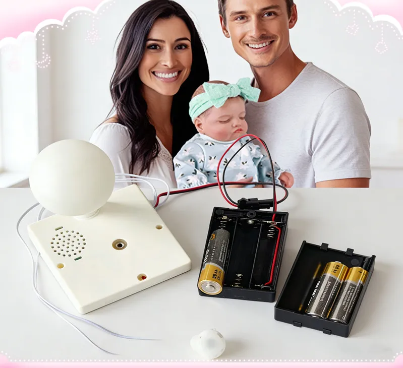 DIY 인형 선물 제어 모듈 장치, 실물 같은 수면 맥박 장치