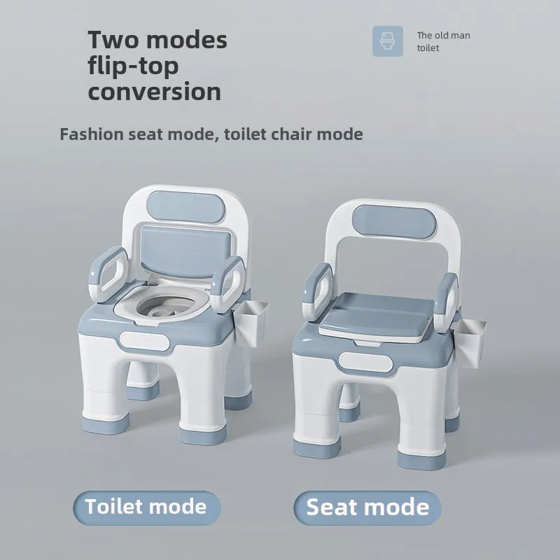Luxury Sofa Chairs Shower Cabin Chair Home Disabled Toilet Seat Portable Indoor Pregnant Toilet Chair for Elderly Commode Toilet 2
