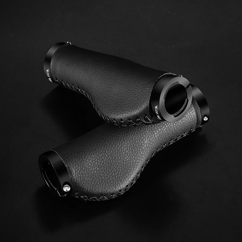 Bicycle Handlebar Grips Bike Handlebar Grips Bike Handle Grips WEST BIKING Comfortable Bicycle Grips MTB Bike Scooter Handle Cover Bar End Non-slip Shock Absorbing Cycling Handlebar Grips