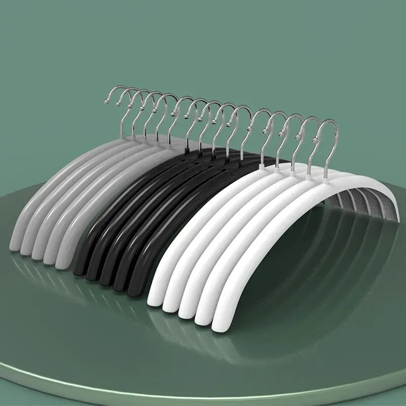 Clothes Hanger Storage Hanger 5PCS Impregnated Plastic Semi-circle Adult Clothes Hanging No Trace Non-slip Bolting Clothes