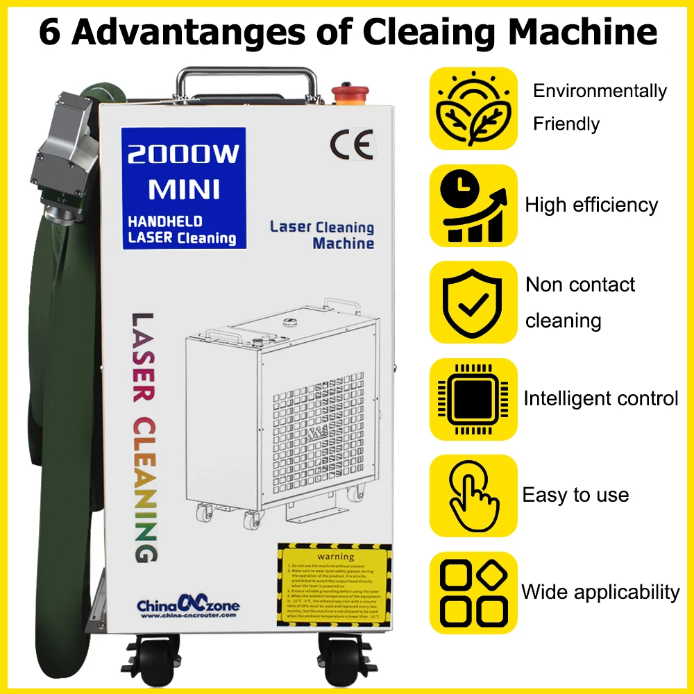 1500W Laser Cleaning Machine Rust Removal Cleaning Oil Paint for Metal Width 300MM Rust Removing Machine Laser Cleaner