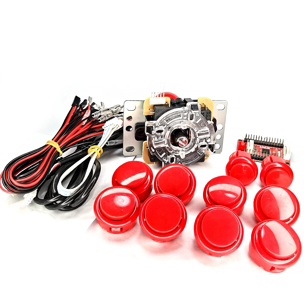 복사 Sanwa 조이스틱 아케이드 게임 Diy 키트 라즈베리 파이 PC PS3 스위치 Usb 컨트롤러 제로 지연 보드 버튼 세트 NEO GEO