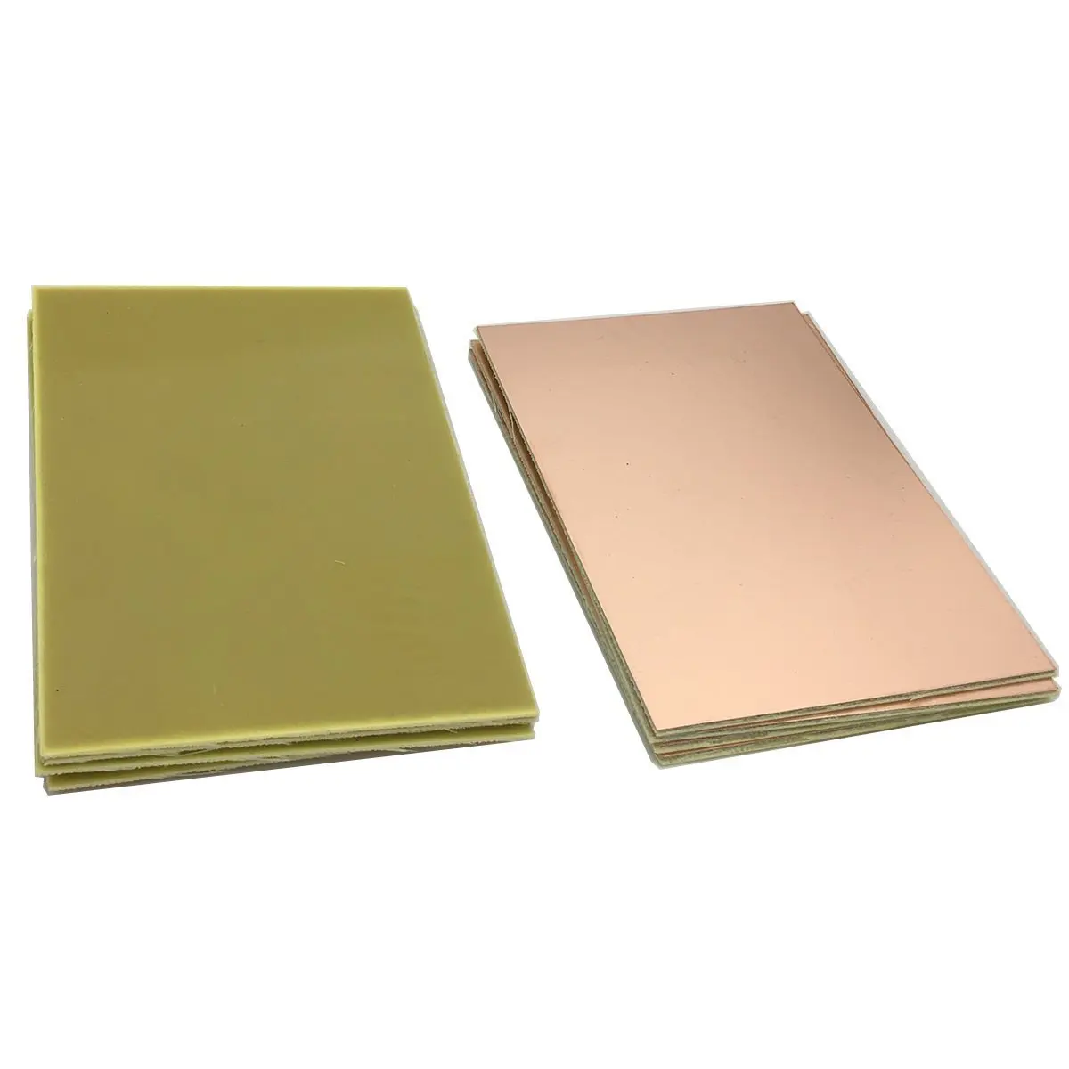 5개 FR4 PCB 7x10cm 7*10 7*10CM 단면 구리 도금판 DIY PCB 키트 라미네이트 회로 기판