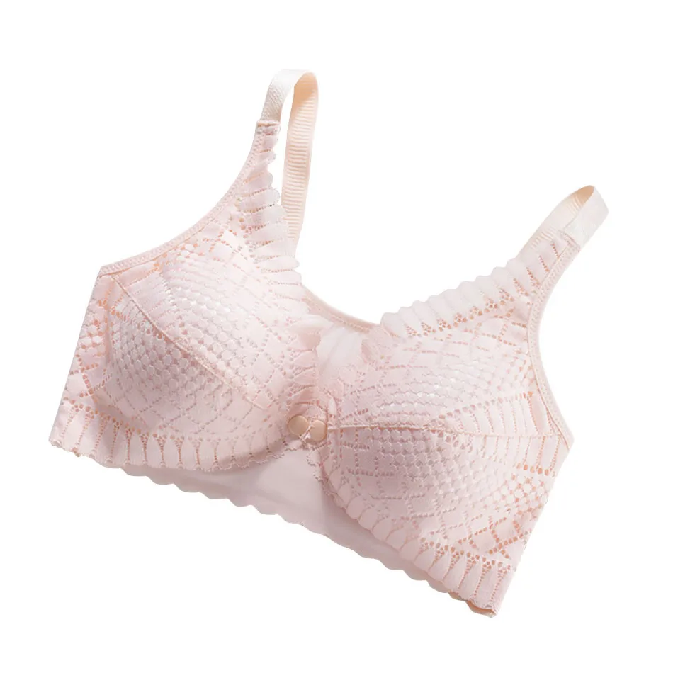 Pregnant Women Front Button Opening Convenient Breastfeeding Bra Comfortable Prevent Sagging Without Steel Rings Women Bra