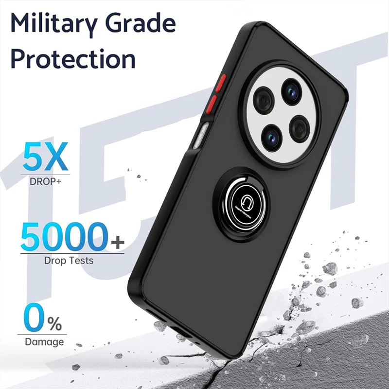 Rugged Shockproof Case with Magnetic Ring and Car Holder