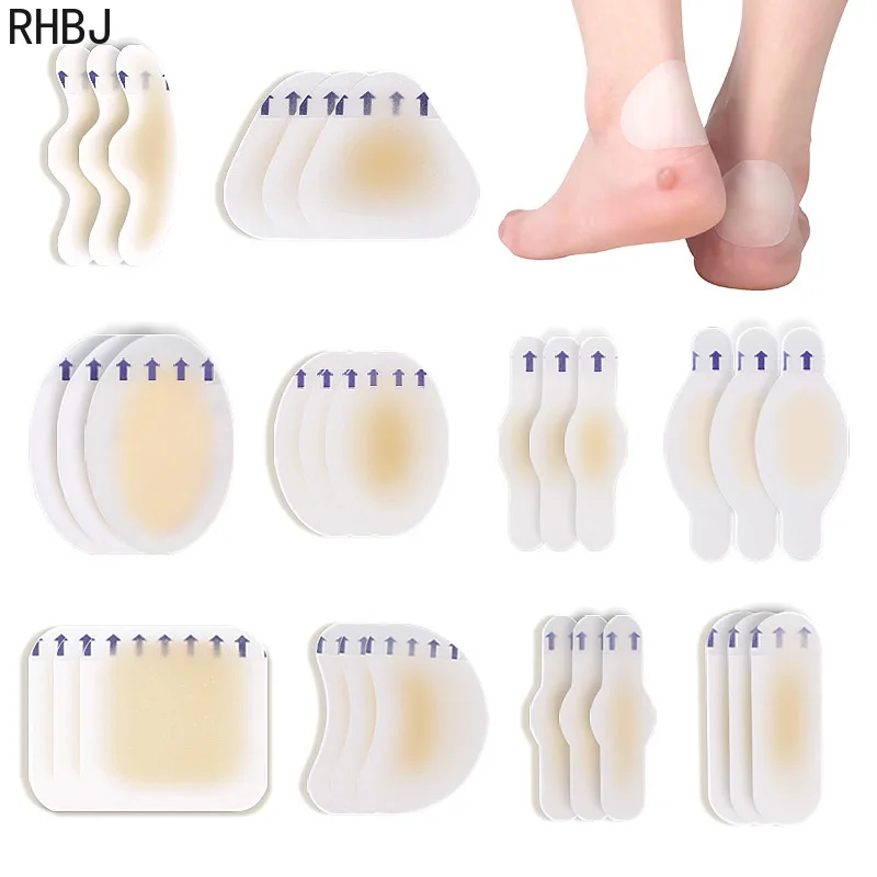 Professional Foot Care Tool Invisible Gel Relief Pain Blister Patch High Heel Grinding Repair Soft Bunions Waterproof 10pcs