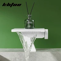 ก๊อกน้ำแบบติดตั้งบนเคาน์เตอร์ สีเทาปืน/สีทองขัดเงา สำหรับอ่างล้างหน้าในห้องน้ำ แบบน้ำร้อนน้ำเย็น พร้อมปุ่มควบคุม  สำหรับอ่างล้างหน้าในห้องน้ำ  แบบติดตั้งบนเคาน์เตอร์  สไตล์โมเดิร์น 5