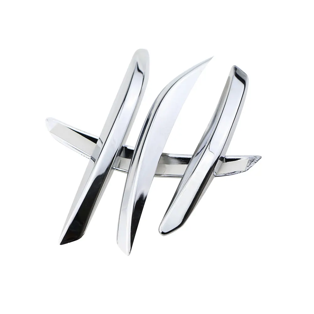 Front Fog Light Trim Decorative Frame and Sticker Cover Accessories
