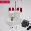 S14-78 Serger with Accessory Kit | Overlock Machine with 2-3-4 Stitch Capability, Differential Feed, LED Light & Free Arm, White 2