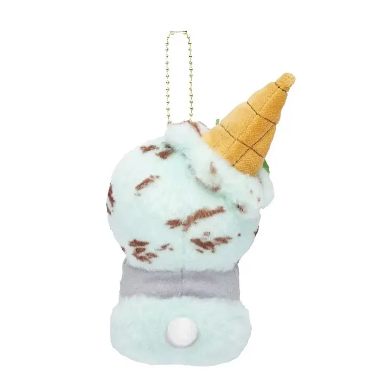 Kawaii Mofusand Shark Cat Japanese Ice Cream Series Plush Toys Keychain Backpack Cute Pendant Boys Girls Christmas Creative Gift plush keychain key chain plush toy backpack decoration