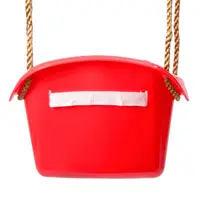 Outside Playset for Kids Toddler Swing Outdoor Low Back Full Bucket Swing for Seat Rope & Mounting Rings for Kids 2