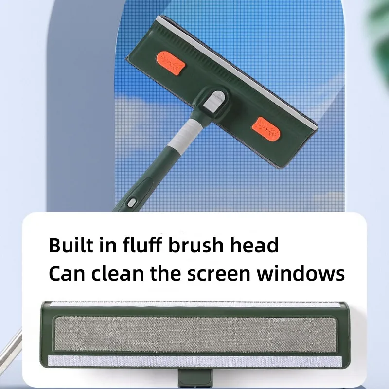 Window Cleaning Tool Extended Glass Window Cleaner Mop Silicone Squeegee Washing Brush Household Cleaning Tools glass window scraper window cleaning squeegee glass scraper cleaning squeegee window cleaner window cleaning tool silicone scraper cleaning brush scraper cleaner scraper tool glass cleaner brush glass cleaning brush