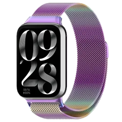Sleek Milanese Stainless Steel Replaceable Watch Strap for Redmi Watch 5 (Multicolour)
