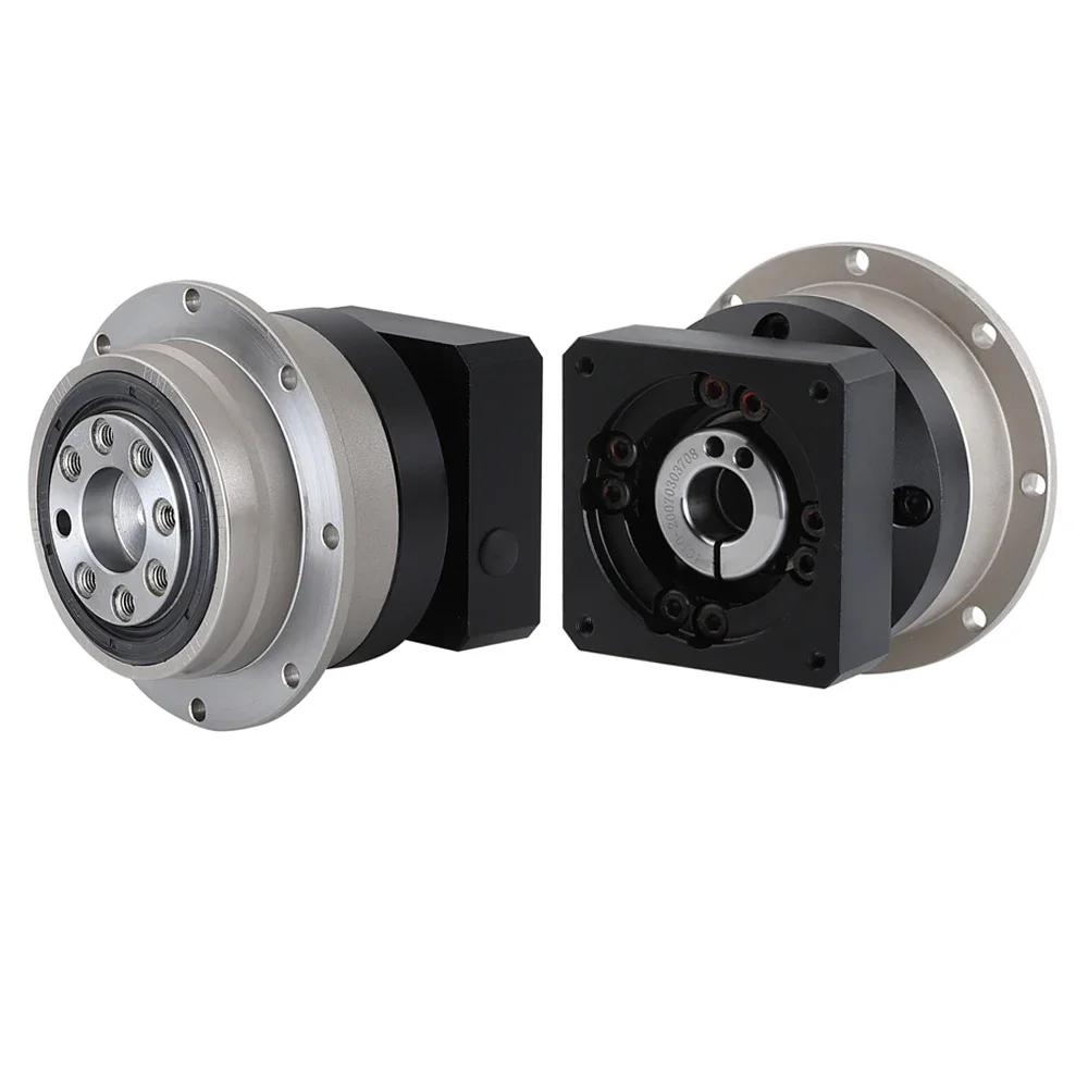 High Precision Helical Gear Reducer Circular Disk Output for Nema 23 34 Stepper Motor 60 80 90 110 130mm Servo Motor