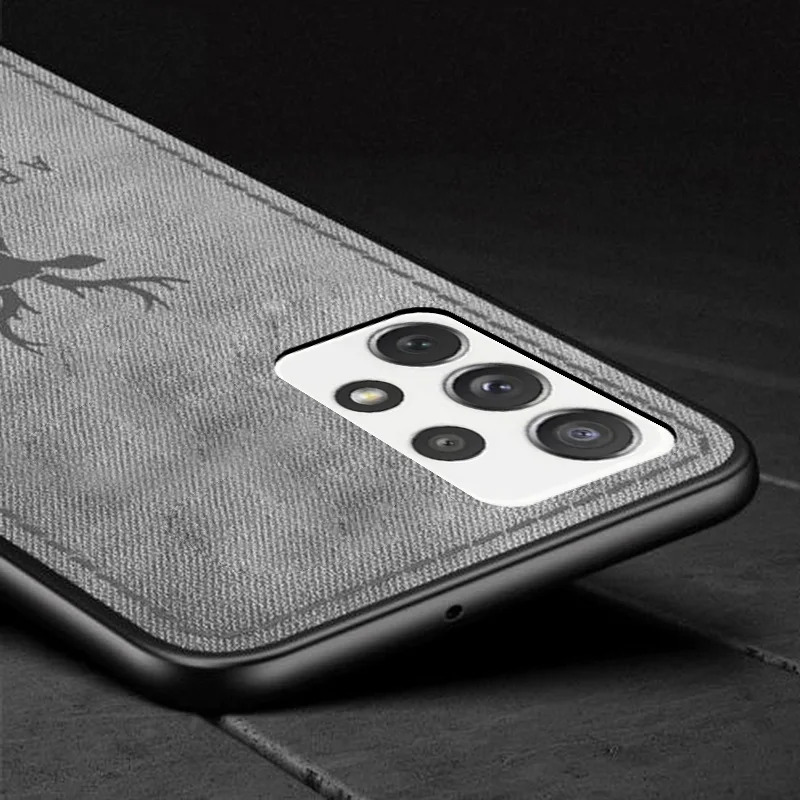 Luxus Stoff Stoff Hülle für Samsung Galaxy S22 S21 S20 FE S10 S9 S8 Plus Note 20 Ultra 10 Pro A51A52 A71 4G A32 A72 Cov_voghion.com