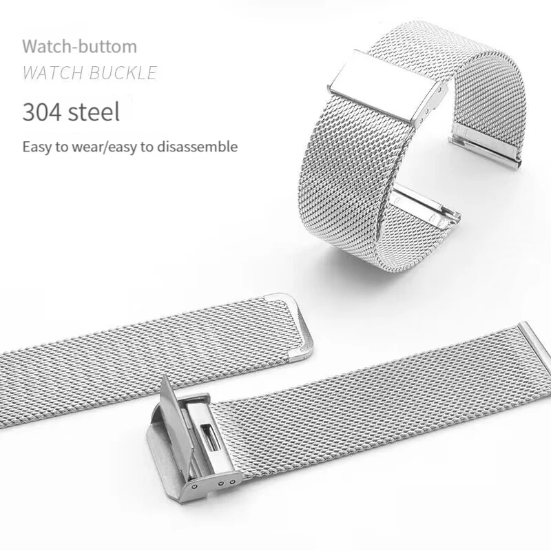 Stainless Steel Metal Watch Band Strap - Premium Design
