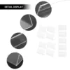 20Pcs Transparent Acrylic Price Tag Display Stands L Shape Display Stands Price Tag Shelf Label Shelf Table Price Tag Tray 6