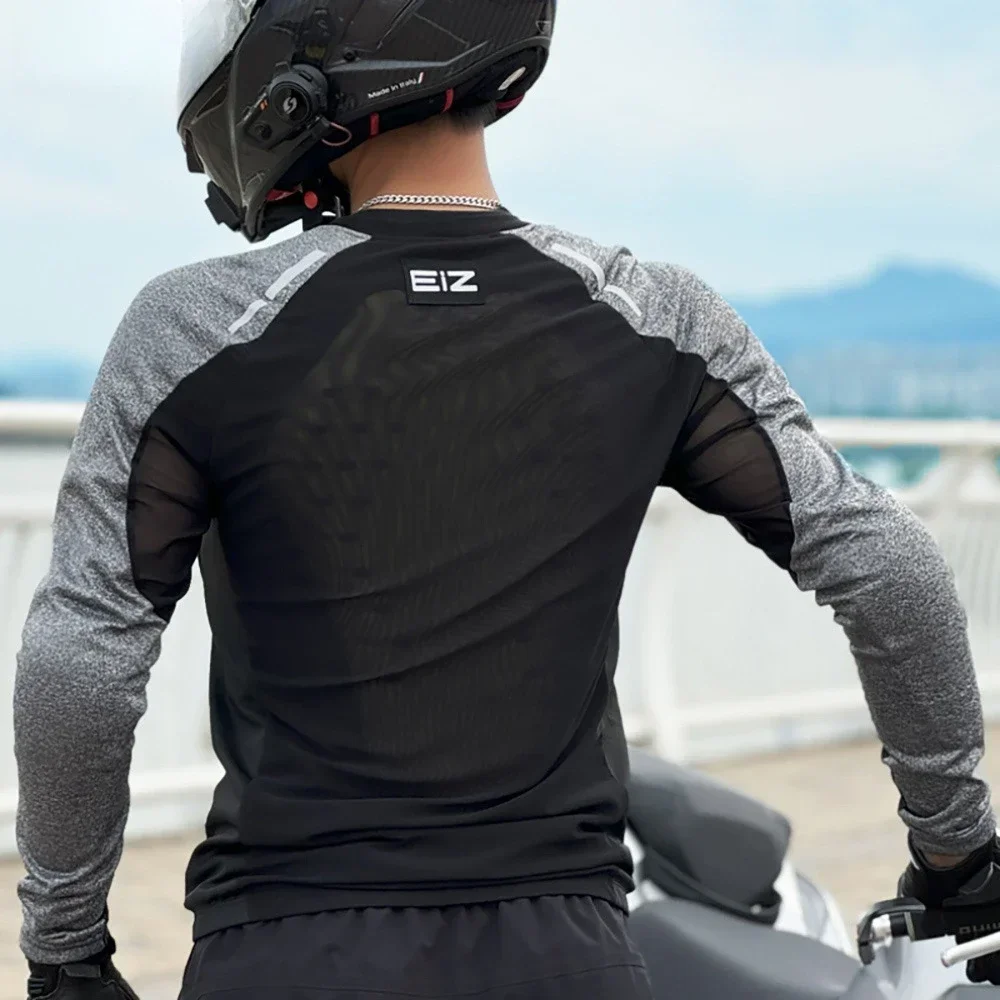Motorcycle Protector Motorcycle armor, cycling clothes, summer locomotive breathable mesh anti-drop soft armor CE2 protective gear men and women