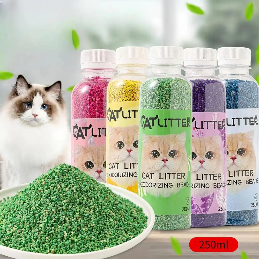 1Pc Cat Litter Deodorant Beads Efficient Deodorization Lasting Freshness Low Dust Cat Litter Deodorizing Beads Secure Healthy 1