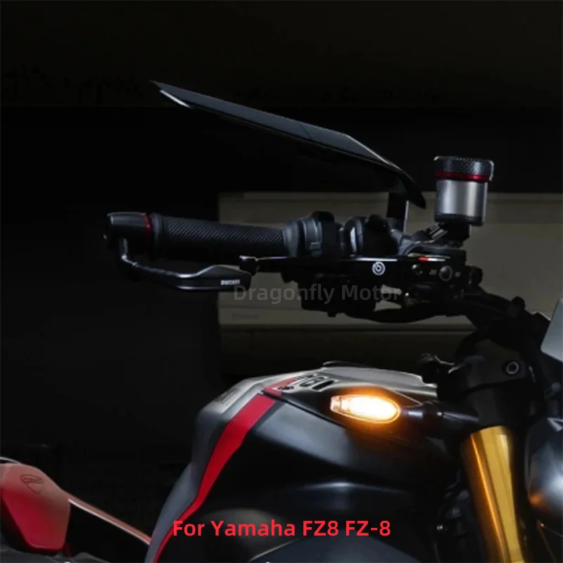 오토바이 거울 스텔스 윙렛, 조정 가능한 회전 거울 키트, 야마하 FZ8 FZ-8