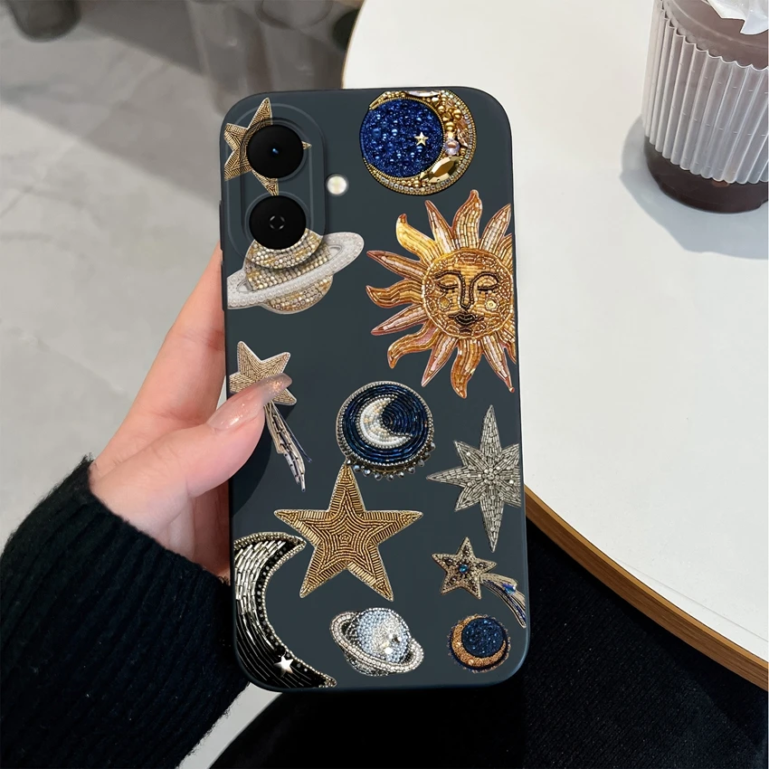 Pretty Flowers Pattern Full Coverage Soft Silicone Phone Case Cover