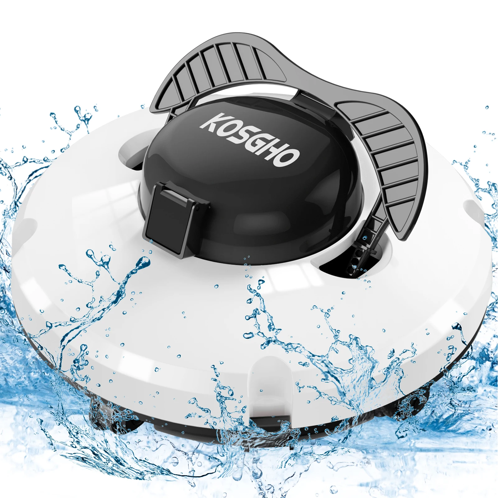 

Robot Swimming Pool Cleaner Cordless Automatic Vacuum Electric Brushes Outdoor 5200mAh Recharge Cruising Ability 120 Minutes