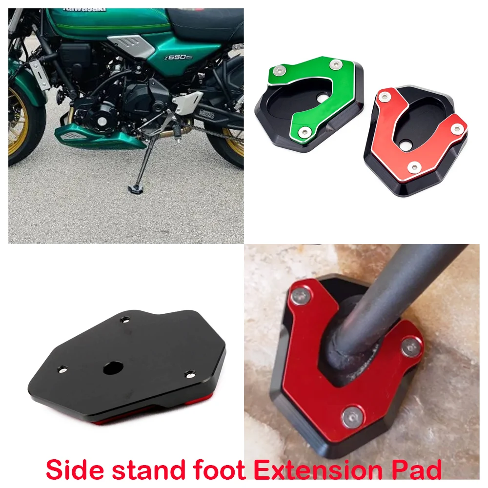 Motorcycle Side Stand Foot Base Extender Support Plate Extension Pad