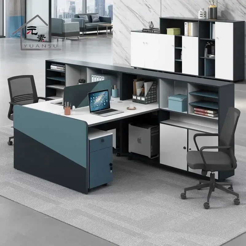 Employee Employee Office Desks Multiple Seats Computer Modern Simplicity Office Desks Bureau Meuble Working Equipment QF50OD