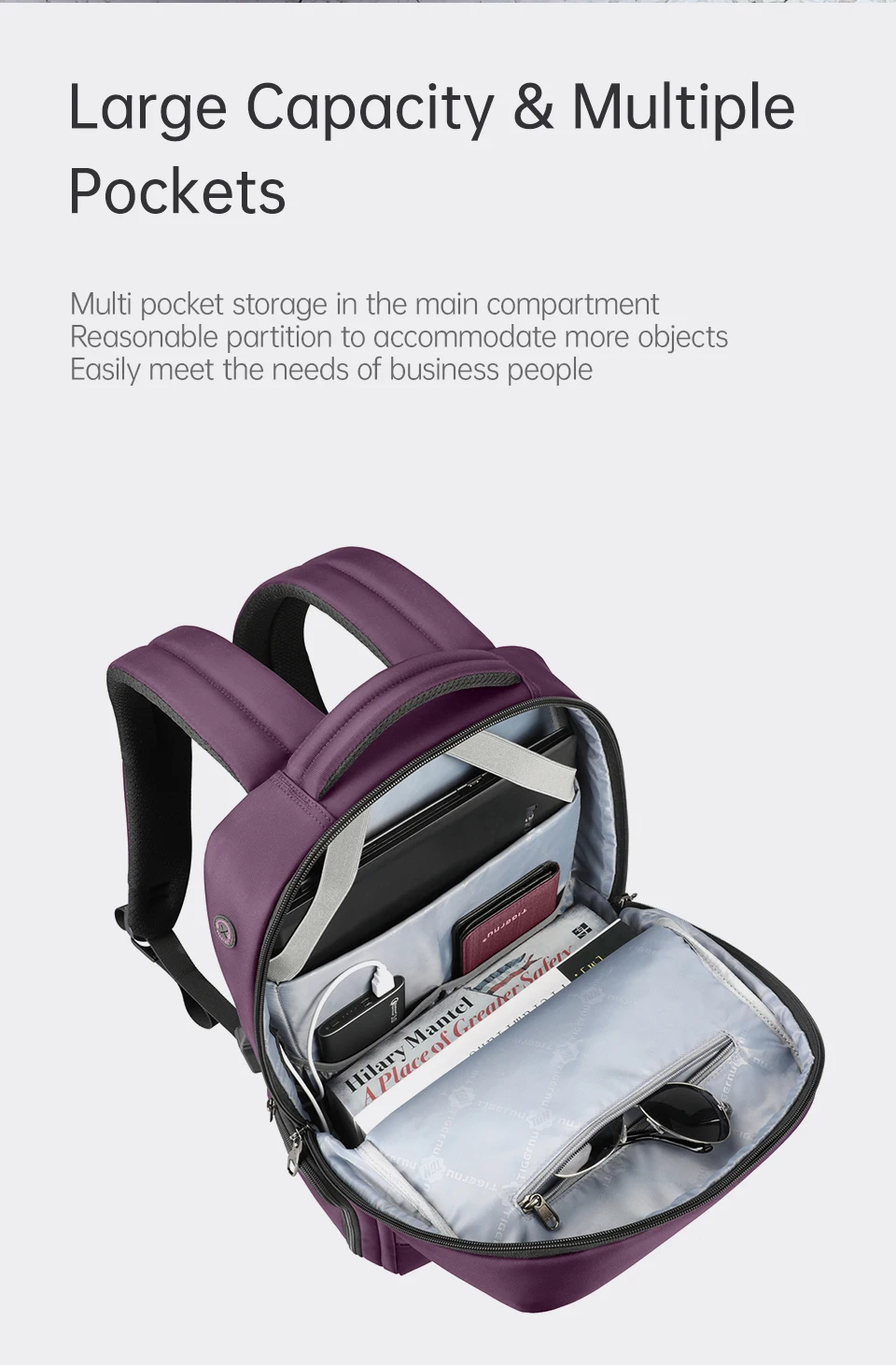 Modern Anti-theft Nylon Metro Capacity Women's Backpack