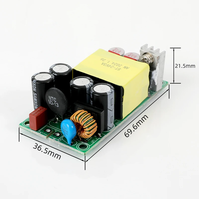 AC-DC 갈륨 질화물 스텝 다운 변압기 전원 공급 장치, 스위칭 전원 공급 장치 모듈, 맞춤형, 12V, 24V, 72W